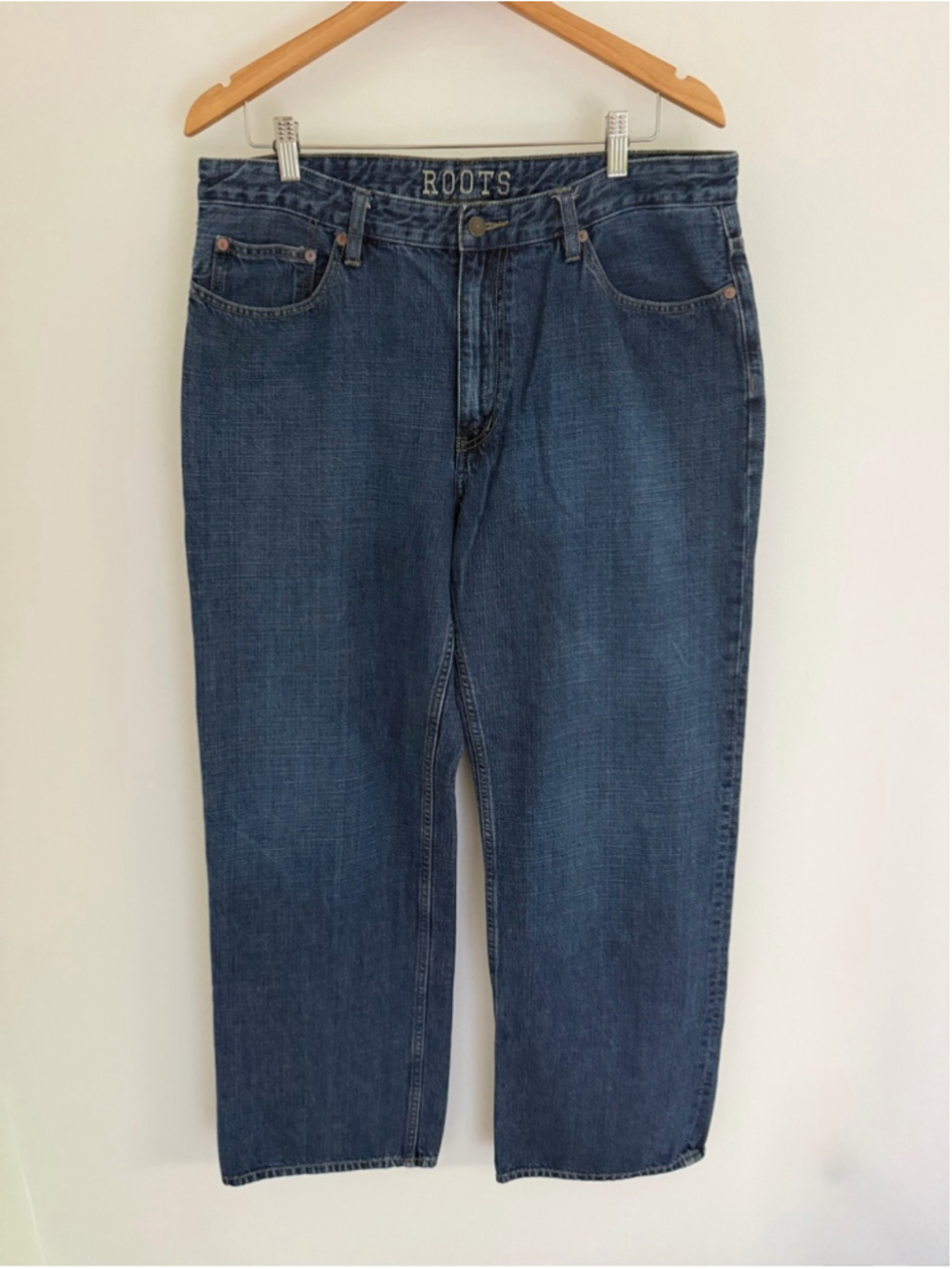 Heritage Workwear Roots 100% Cotton Straight Leg Jeans 36x32